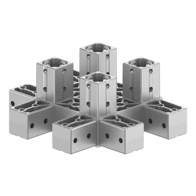 120x120 mm Kesitli On Yollu Kolon Kenar Bağlantı Konnektörü 1212ED10-2