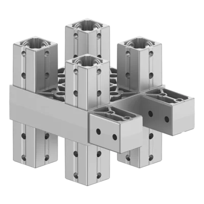 120x120 mm Kesitli On Yollu T Kolon Bağlantı Konnektörü 1212ED10-1