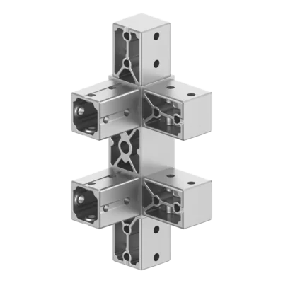 40x120 mm Kesitli Altı Yollu Kolon Kenar Bağlantı Konnektörü 4012ED06-1