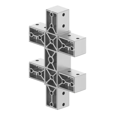 40x120 mm Kesitli Altı Yollu Özel Yüzey Bağlantı Konnektörü 4012MD06-1