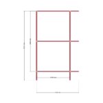 3 Bike Storage — Üst Görünüş (Plan), ölçülü teknik çizim
