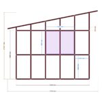 300x420x200 Depo — Ön Görünüş, ölçülü teknik çizim
