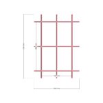 150x240x220 — Üst Görünüş (Plan), ölçülü teknik çizim