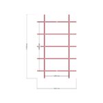 120x240 Depo — Üst Görünüş (Plan), ölçülü teknik çizim