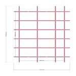 300x300 Depo — Üst Görünüş (Plan), ölçülü teknik çizim