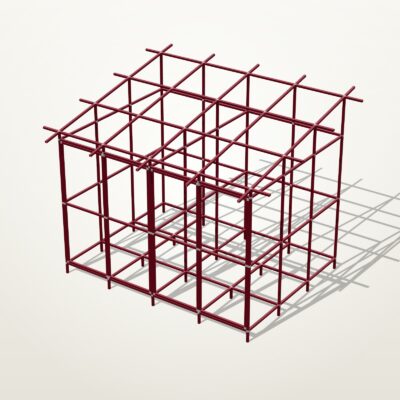 200x300x250 İkili Depolama Ünitesi - OkiFix konstrüksiyon
