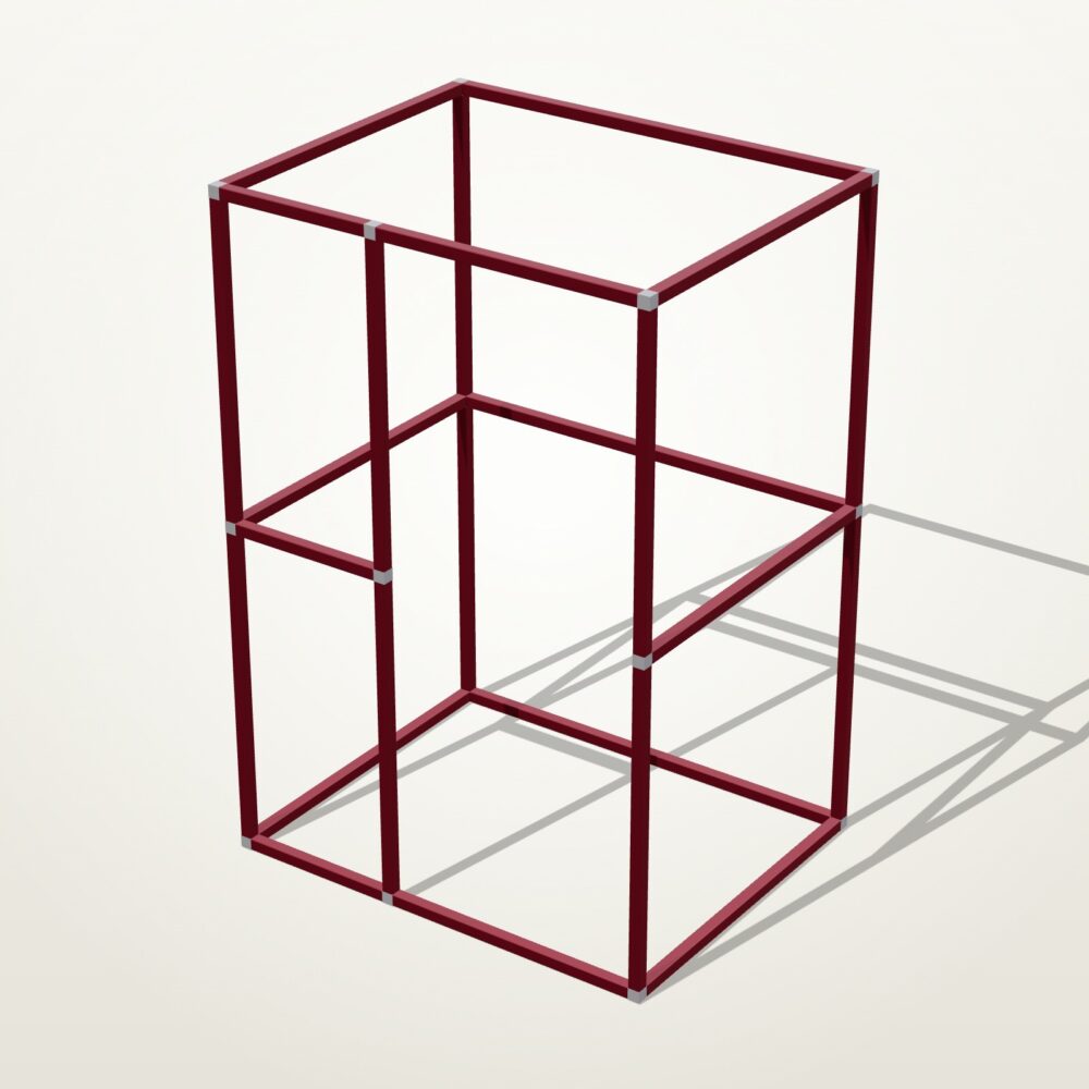 120 x 150 x 220 Kabin - OkiFix konstrüksiyon