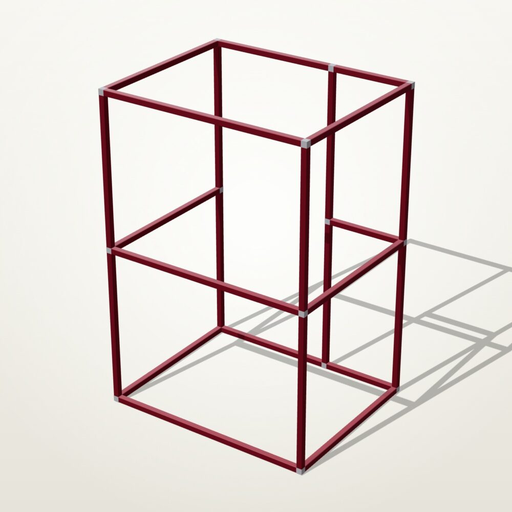 120 x 150 x 220 Kabin - OkiFix konstrüksiyon