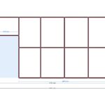 Soğuk Oda 541 x 575 x 295 — Sağ Yan Görünüş, ölçülü teknik çizim