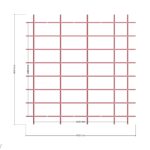 420 x 420 x 250 — Üst Görünüş (Plan), ölçülü teknik çizim
