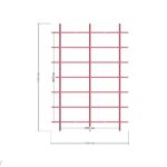 240 x 360 x 200 Depo — Üst Görünüş (Plan), ölçülü teknik çizim