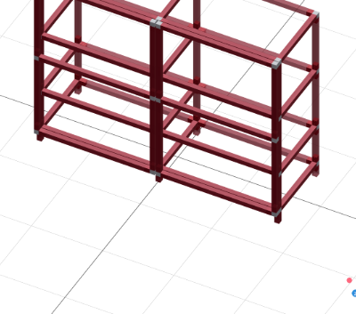 200x60x160 İki Bölmeli Çift Kanat Kapılı Raf