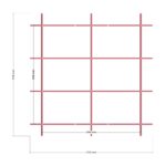 300x300 Depo Eko — Üst Görünüş (Plan), ölçülü teknik çizim