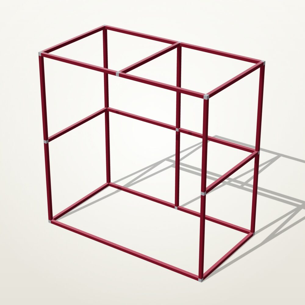 220 x 120 x 220 Kabin - OkiFix konstrüksiyon