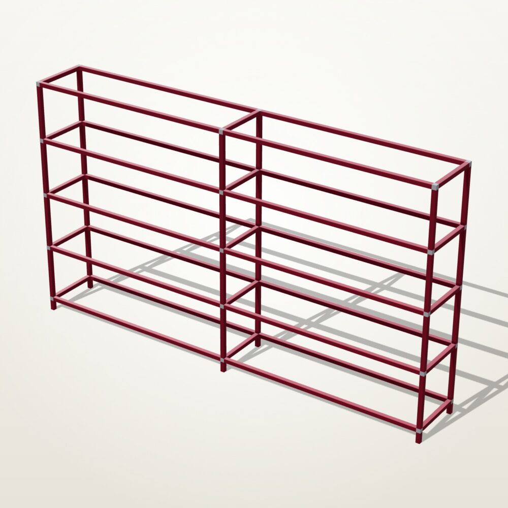 200 x 50 x 50 4 Kat Raf - OkiFix konstrüksiyon