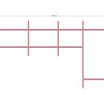 205 x 405 Gölgelik — Üst Görünüş (Plan), ölçülü teknik çizim
