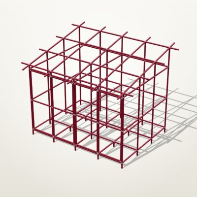 200x300x250 İkili Depolama Ünitesi - OkiFix konstrüksiyon