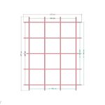 200x300x250 İkili Depolama Ünitesi — Üst Görünüş (Plan), ölçülü teknik çizim