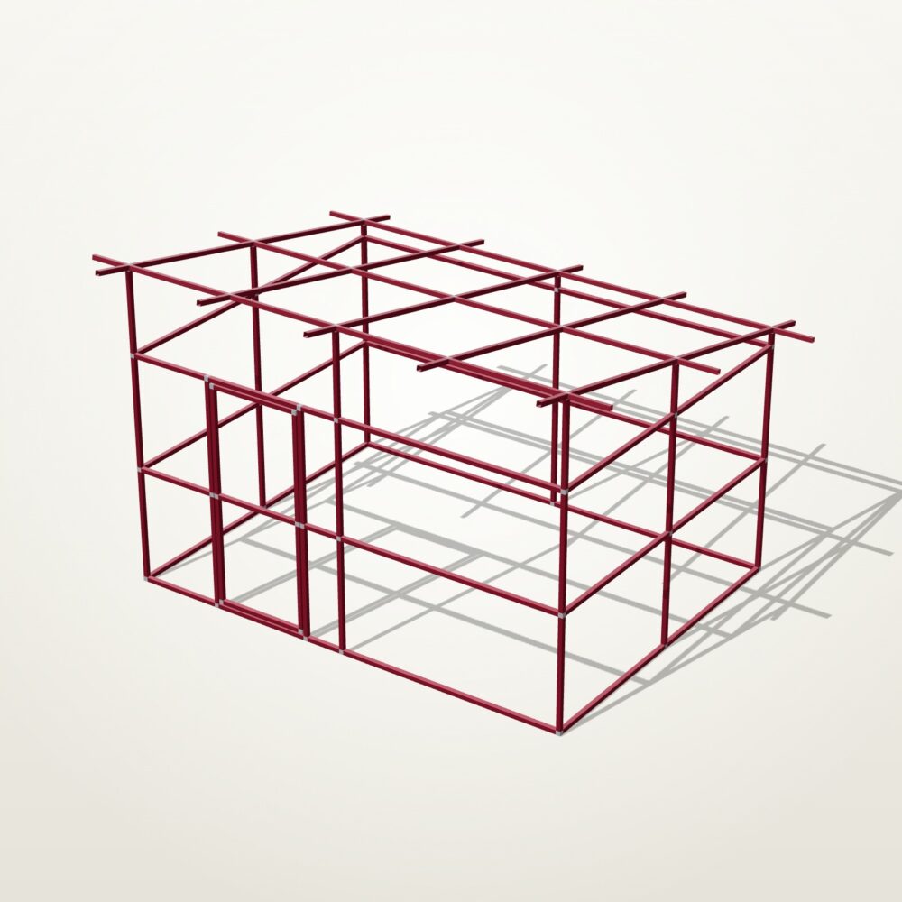 3 x 4 Çardak - OkiFix konstrüksiyon