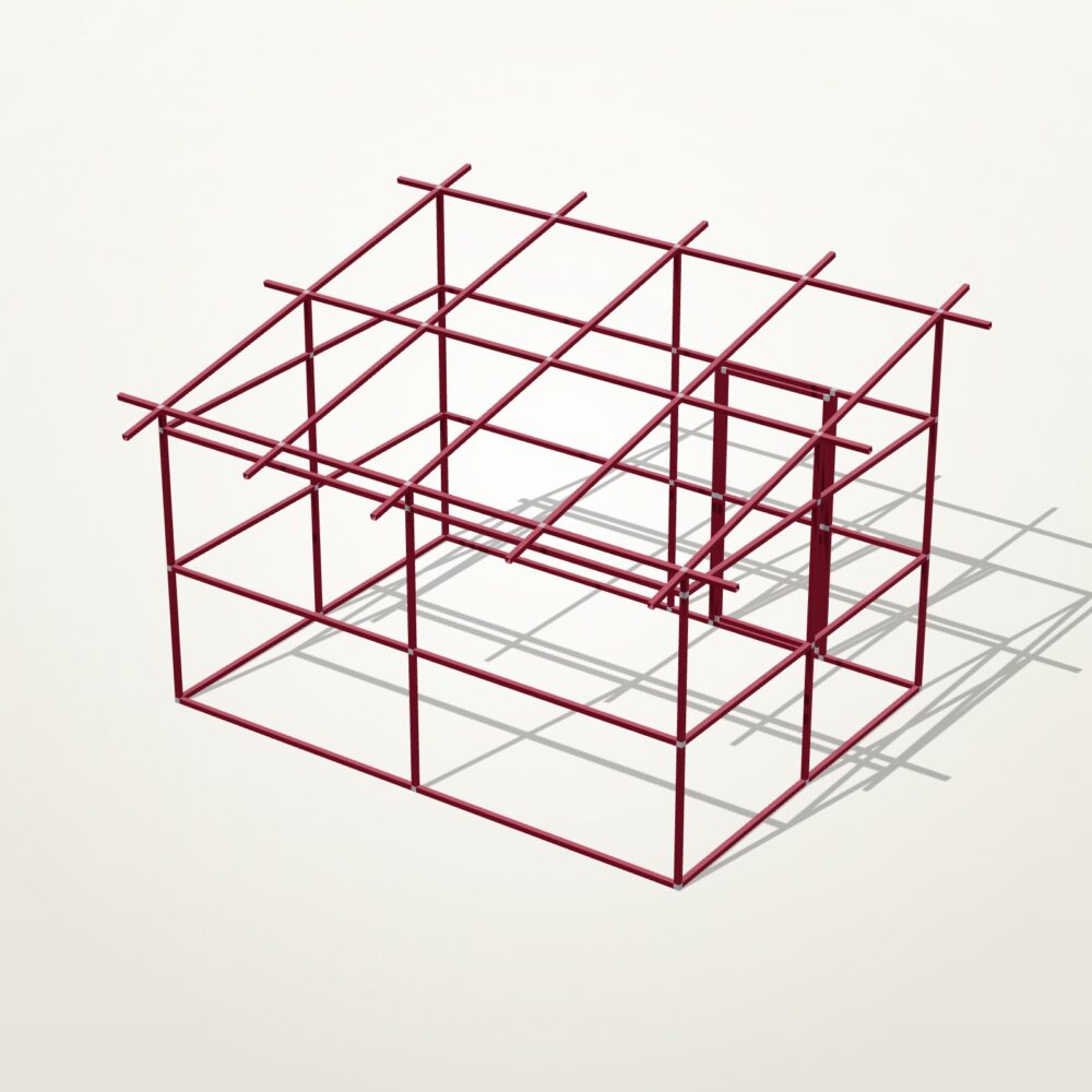 3 x 4 Çardak - OkiFix konstrüksiyon