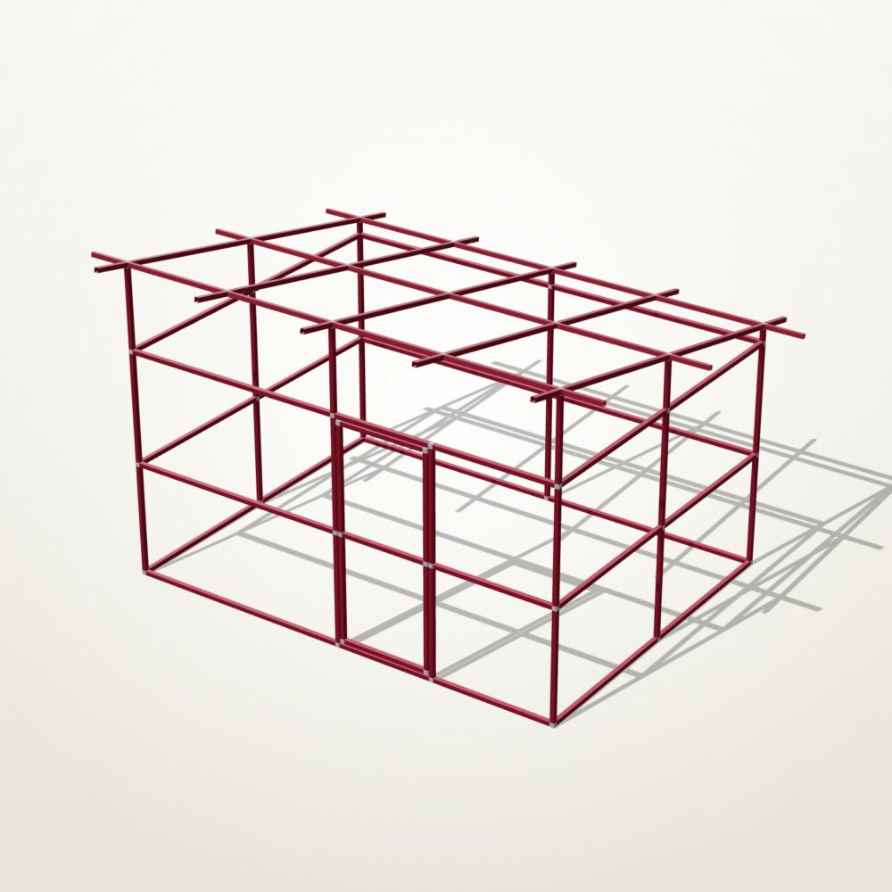 3x4 Sol Kapı - OkiFix konstrüksiyon