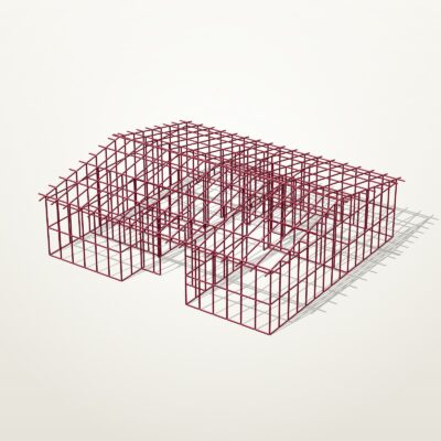 9x10 Beşik Çatılı 3+1 - OkiFix konstrüksiyon