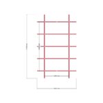 120x240 Depo — Üst Görünüş (Plan), ölçülü teknik çizim