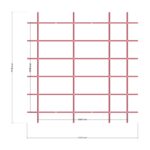 300x300 Depo — Üst Görünüş (Plan), ölçülü teknik çizim