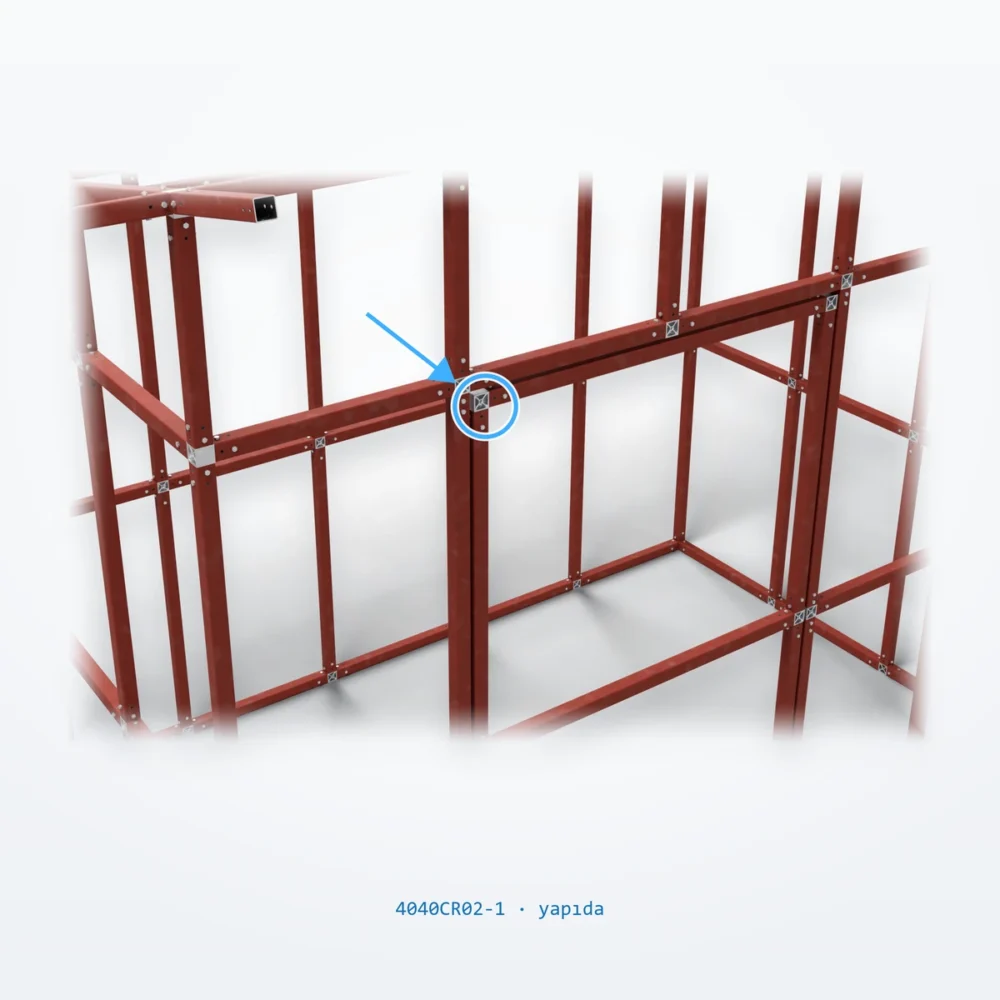 okifix 4040CR02-1 konnektörünün yapıdaki yeri